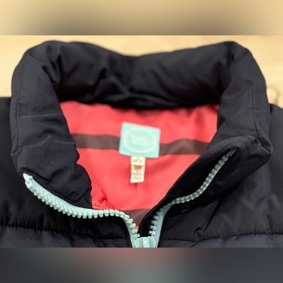 EUC Joules padded women’s navy and fuchsia pink vest. US size 8. - Picture 6 of 7